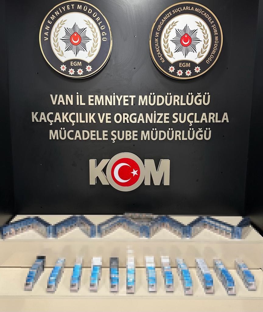 Van’da gümrük kaçağı malzemeler ele geçirildi