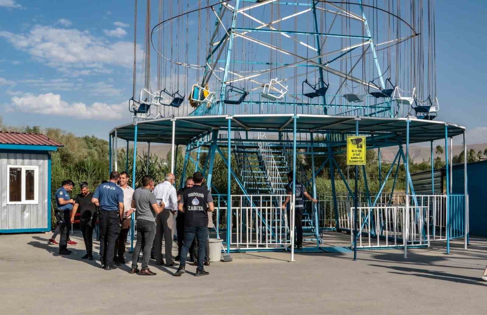 Van’daki lunaparklar denetlendi