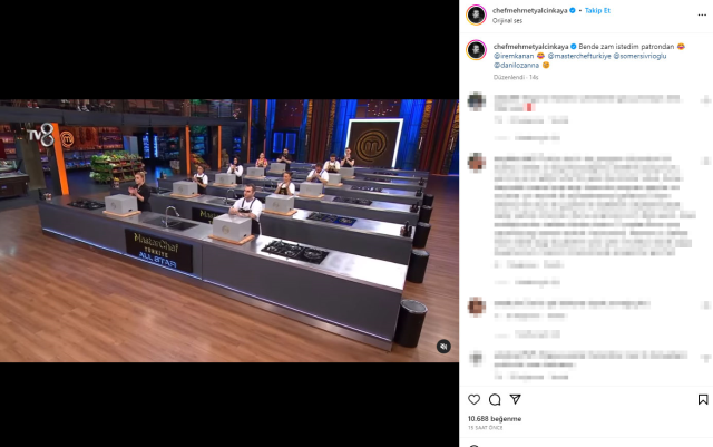 MasterChef'te Mehmet Yalçınkaya kazan kaldırdı! Acun Ilıcalı'ya seslenip zam istedi