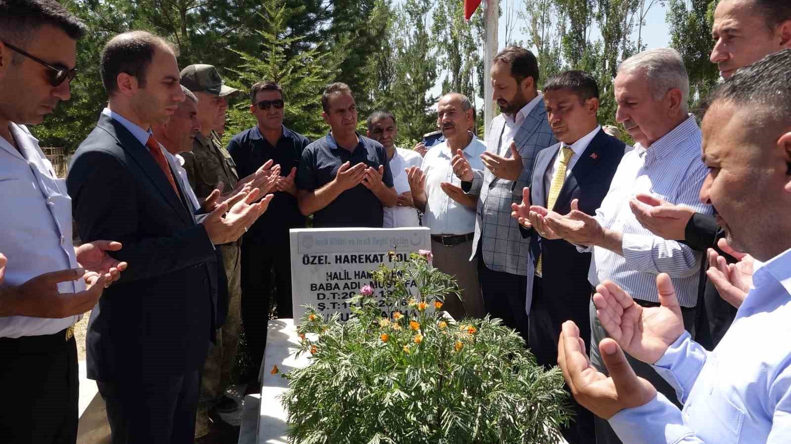 15 Temmuz Şehidi Halil Hamuryen, mezarı başında anıldı