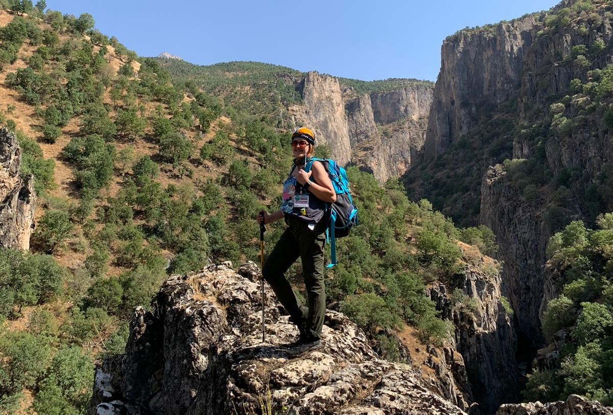 Vanlı gezginler doğayla iç içe unutulmaz bir gün yaşadı