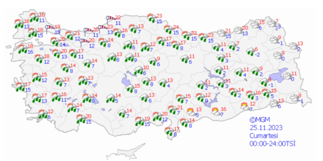 Meteoroloji'den 64 ilimize sarı ve turuncu kodlu uyarı