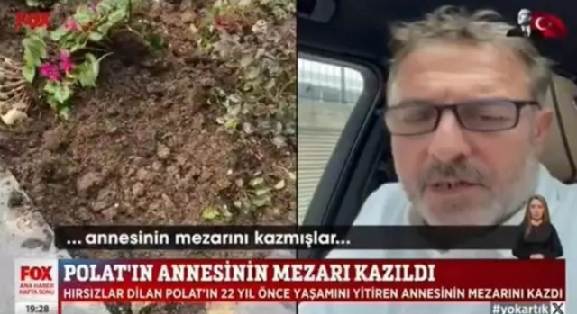 Hırsızlar, Dilan Polat'ın annesinin mezarını kazdı