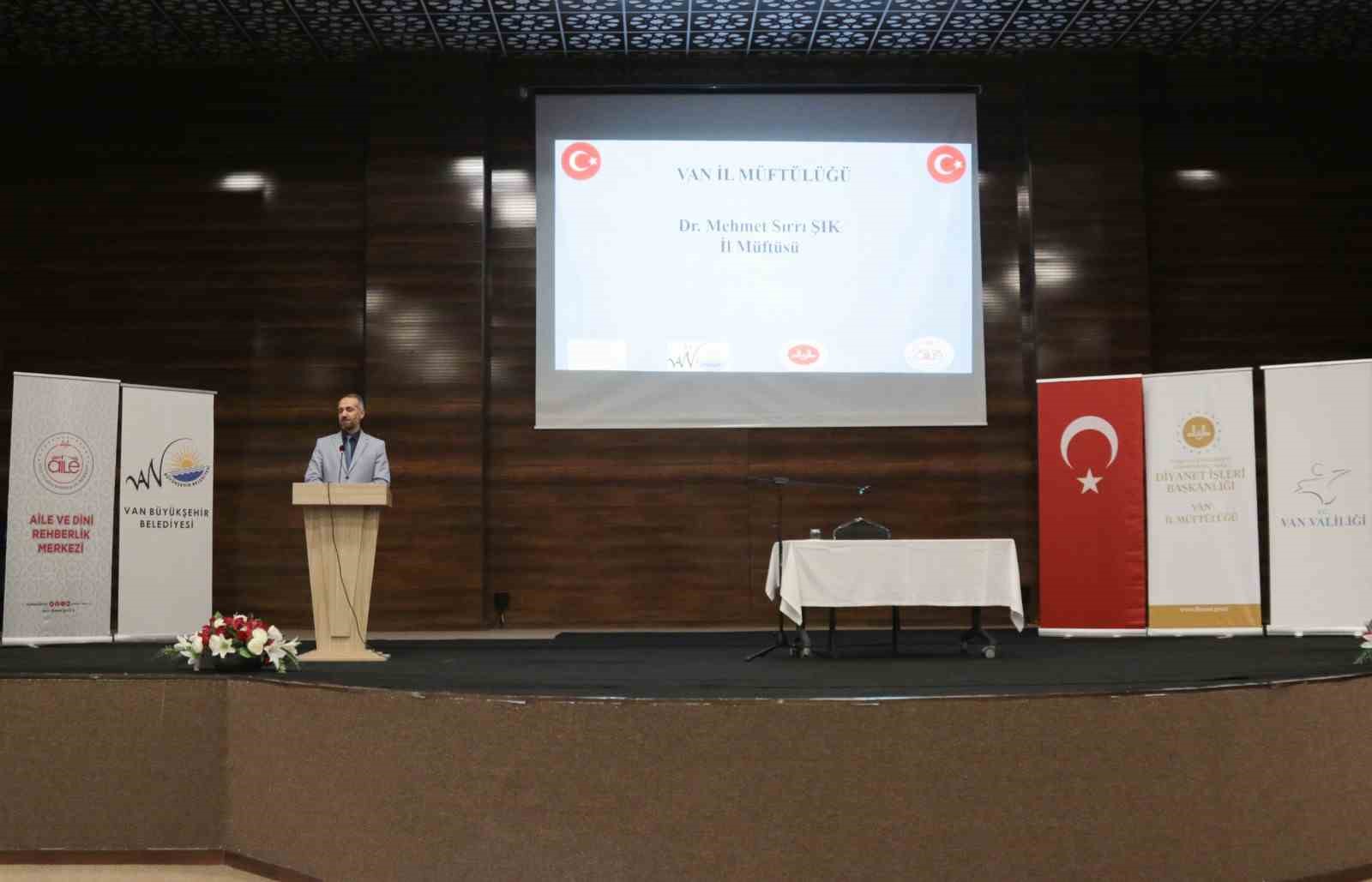 Van’da ’Gazze İle Aile Bağımız’ konulu program düzenlendi