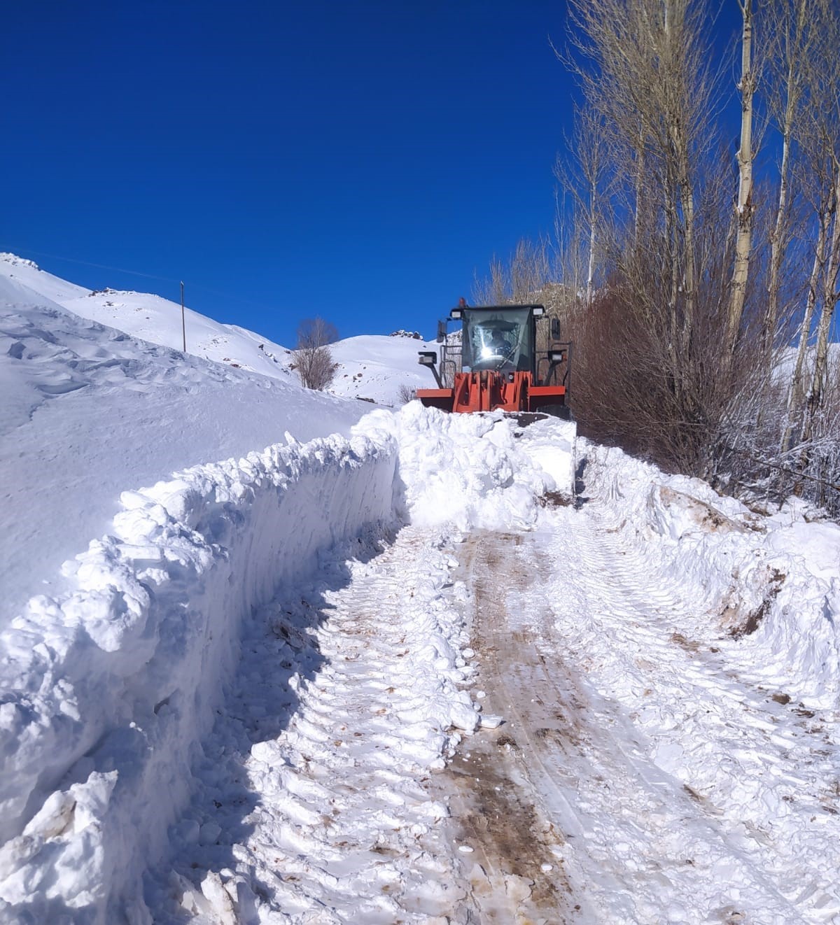 Tuşba Belediyesi’nden karla mücadele çalışması