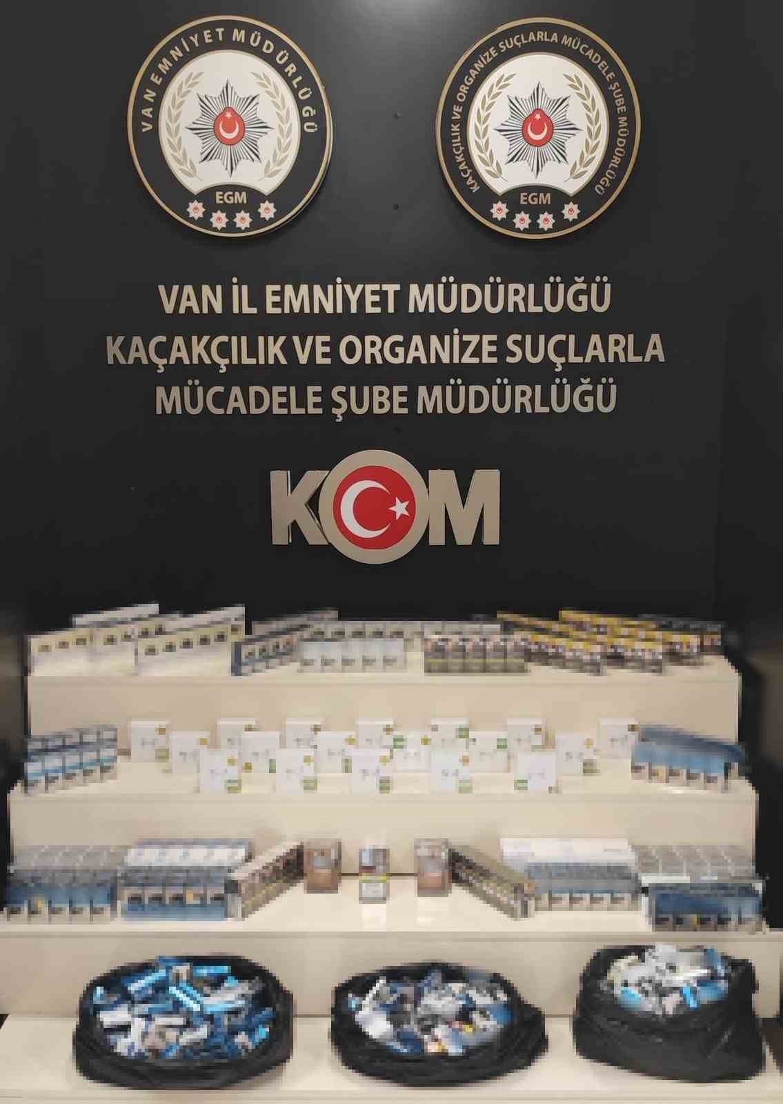 Van’da gümrük kaçakçılığı operasyonu