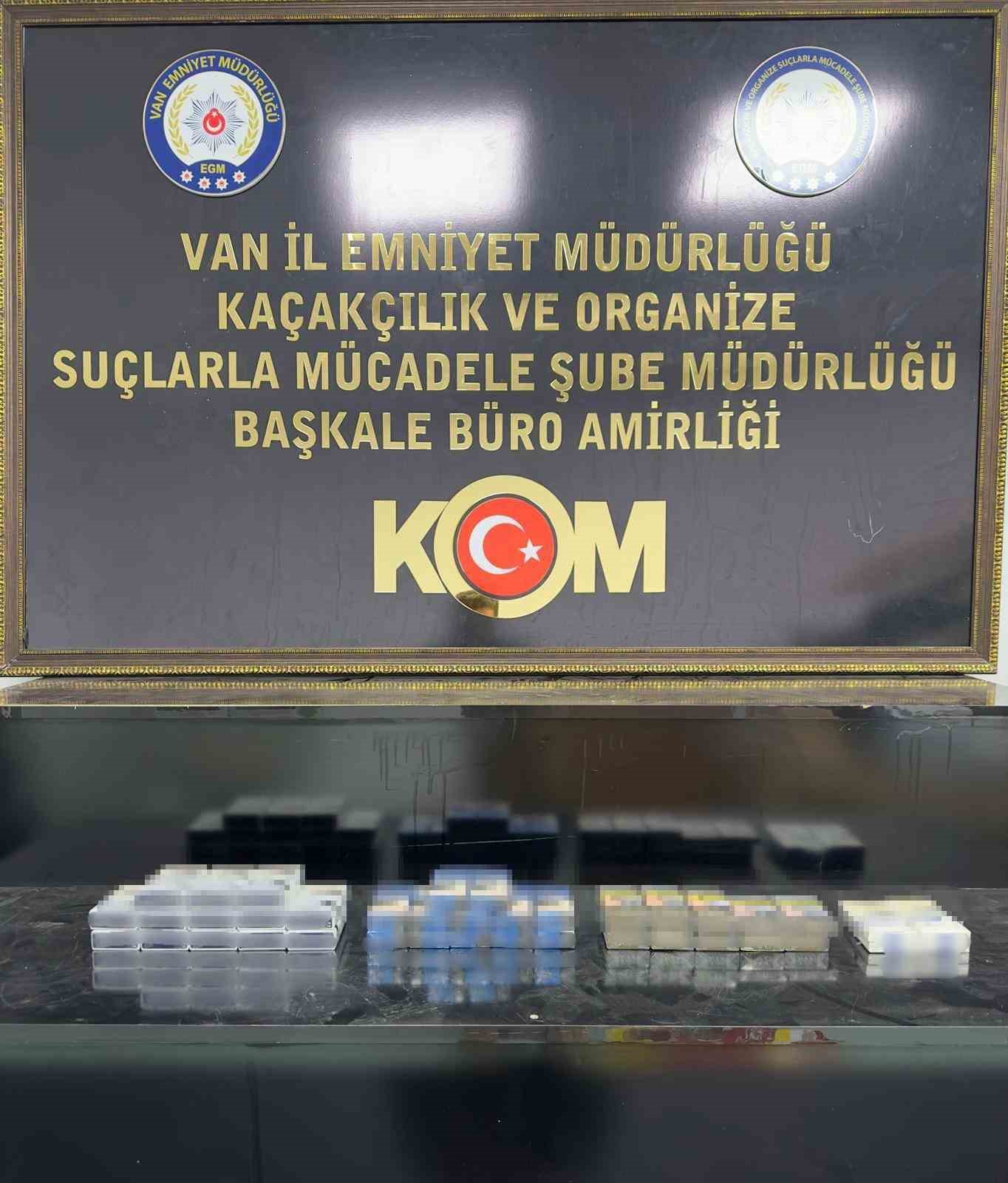 Van’da gümrük kaçakçılığı operasyonu