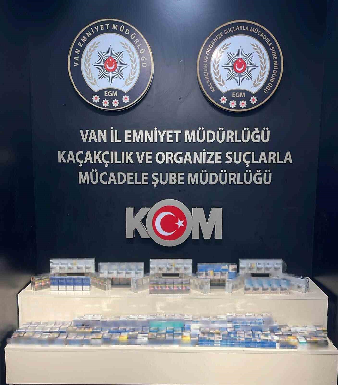 Van’da gümrük kaçakçılığı operasyonu