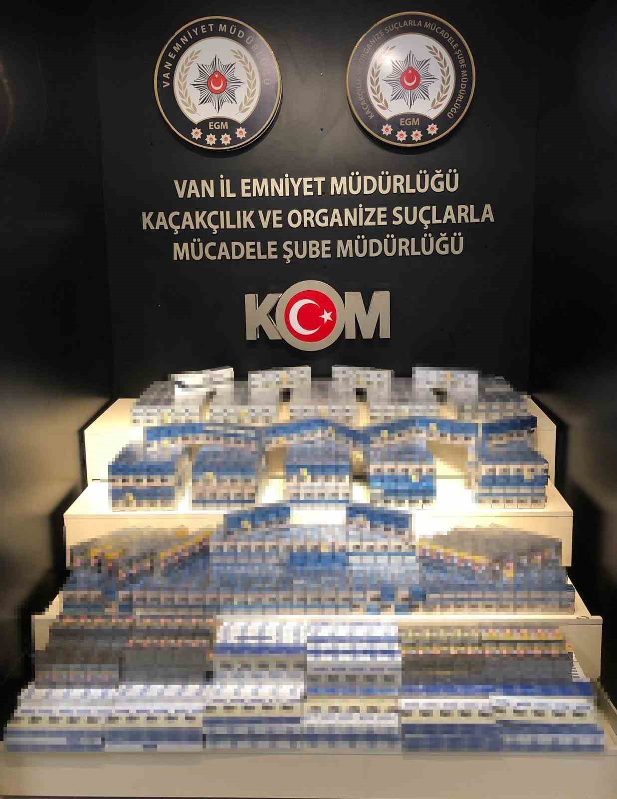 Van’da gümrük kaçakçılığı operasyonları