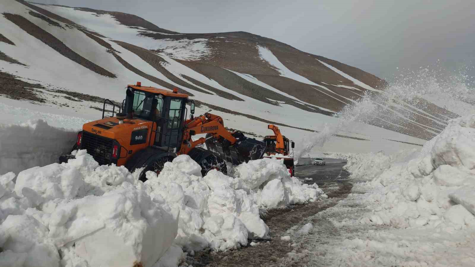 Van-Bahçesaray kara yolunda 3 ay sonra yeniden çalışma başlatıldı