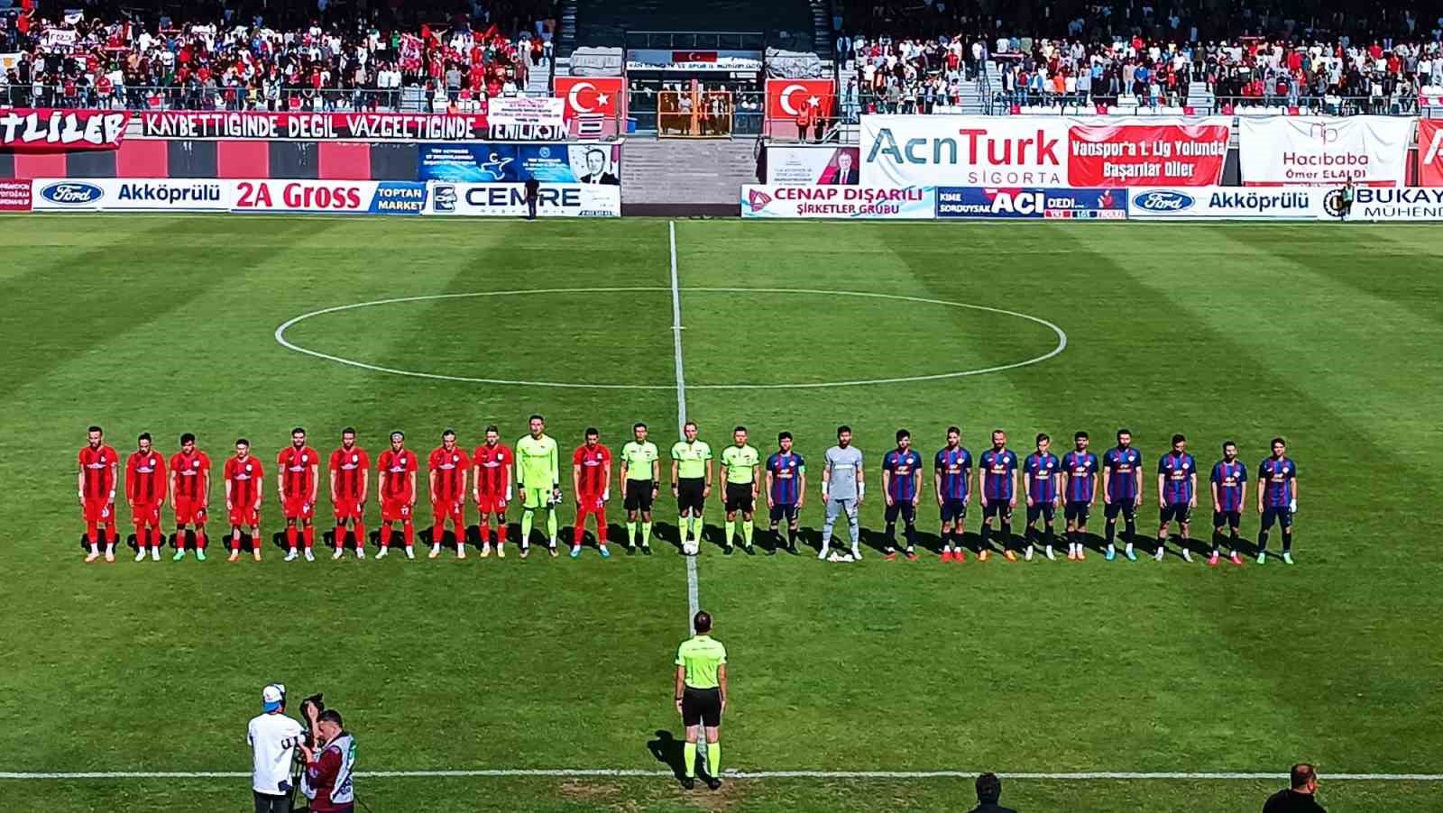 TFF 2. Lig Play-Off: Vanspor: 1 - 1461 Trabzon FK: 1