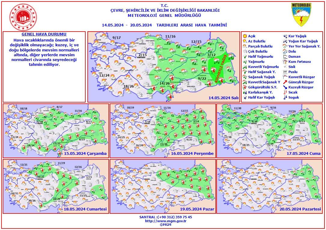 Meteoroloji'den kuvvetli yağış uyarısı: Dikkatli ve tedbirli olun!