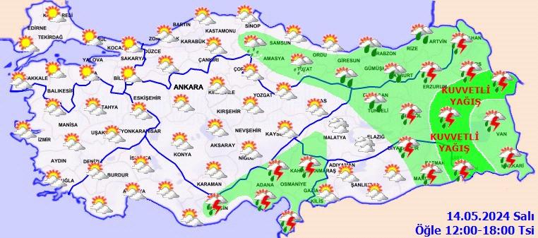 Meteoroloji'den kuvvetli yağış uyarısı: Dikkatli ve tedbirli olun!