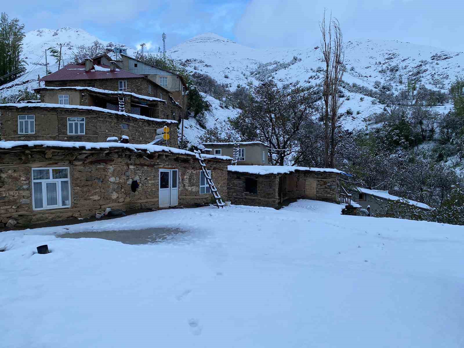 Van’a mayıs ayında lapa lapa kar yağdı