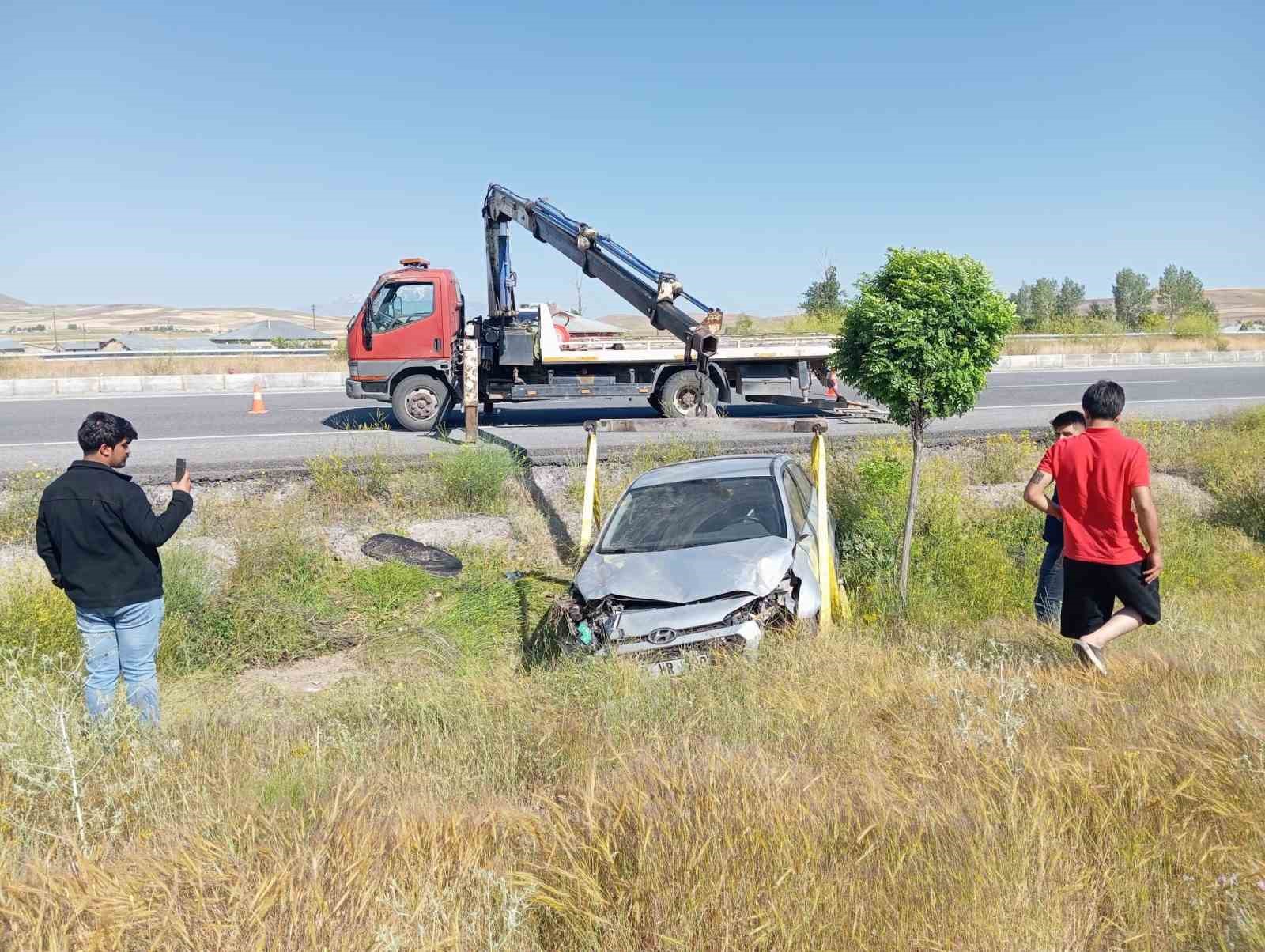 Otomobil takla attı: 1 yaralı