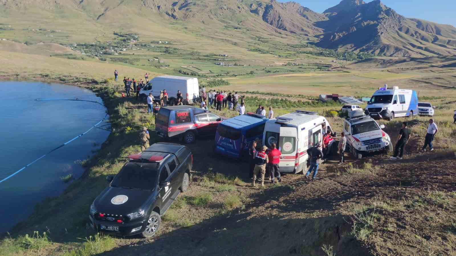 Van’da sulama göletine giren çocuk boğuldu