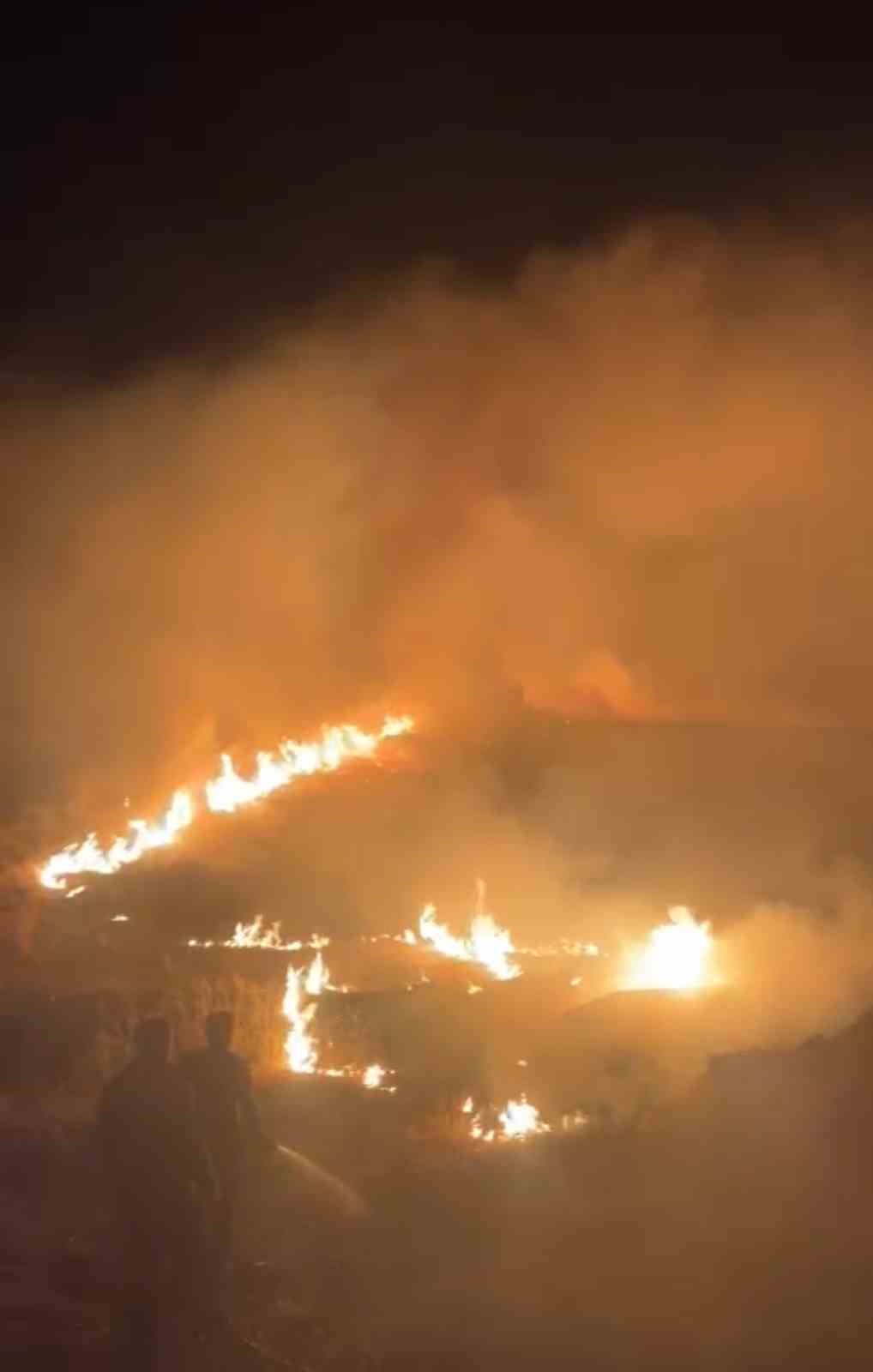 Şırnak’ın Suriye sınırında anız yangını: 7 köy etkilendi