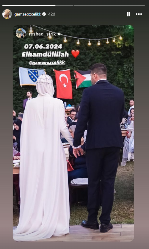 Gamze Özçelik'ten sürpriz evlilik! Reshad Strik ile nikah masasına oturdu