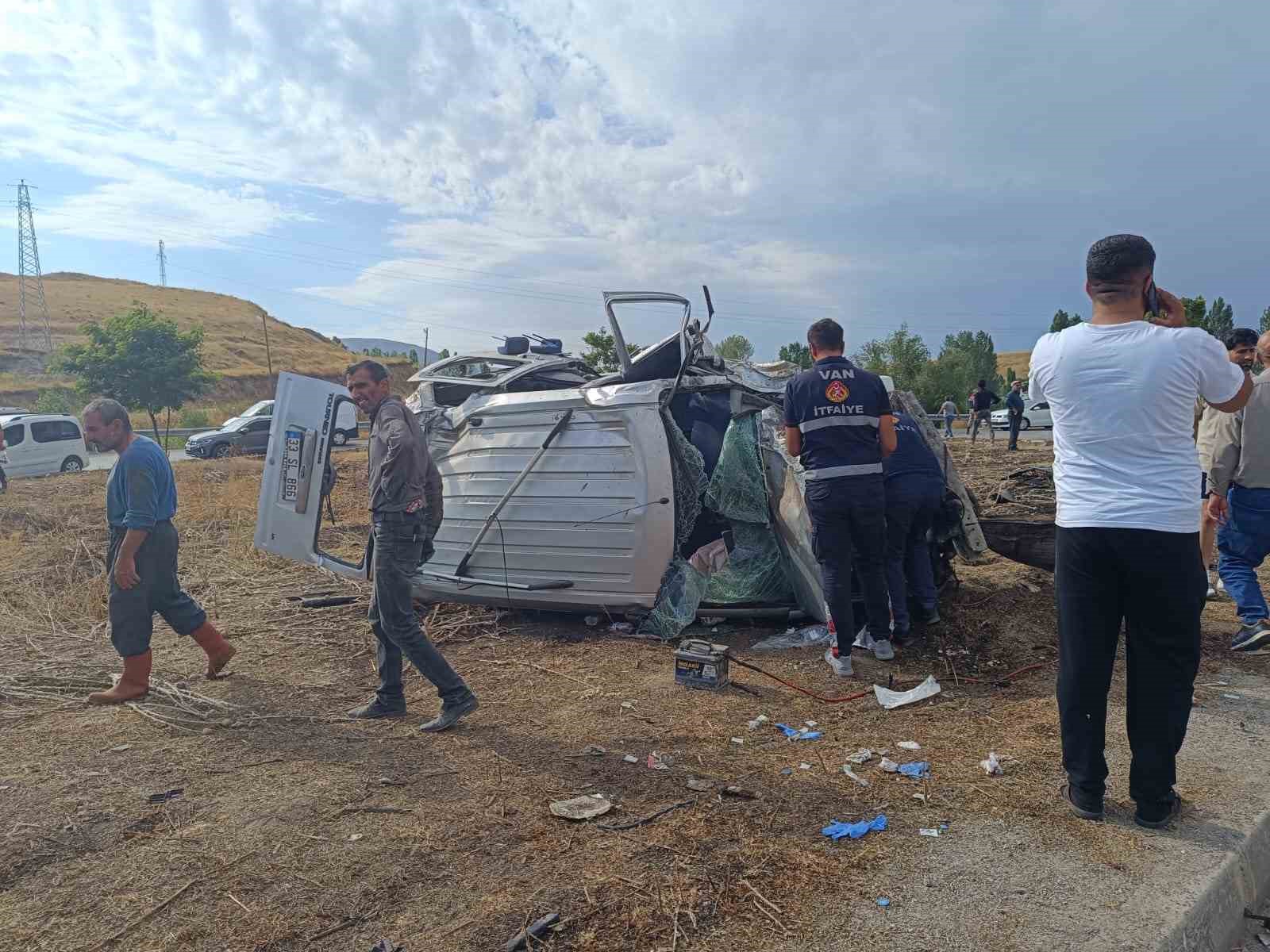 Van’da trafik kazası: 6 yaralı