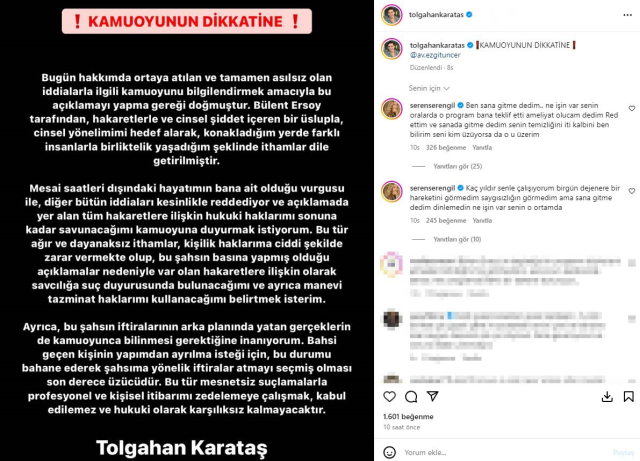 Bülent Ersoy, makyör Tolgahan Karataş'a sahip çıkan Seren Serengil'i sözleriyle yerden yere vurdu