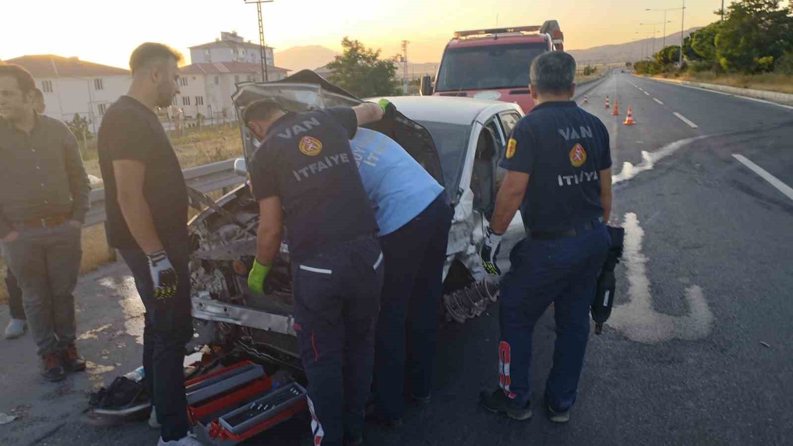 Van’da trafik kazası: 1 yaralı