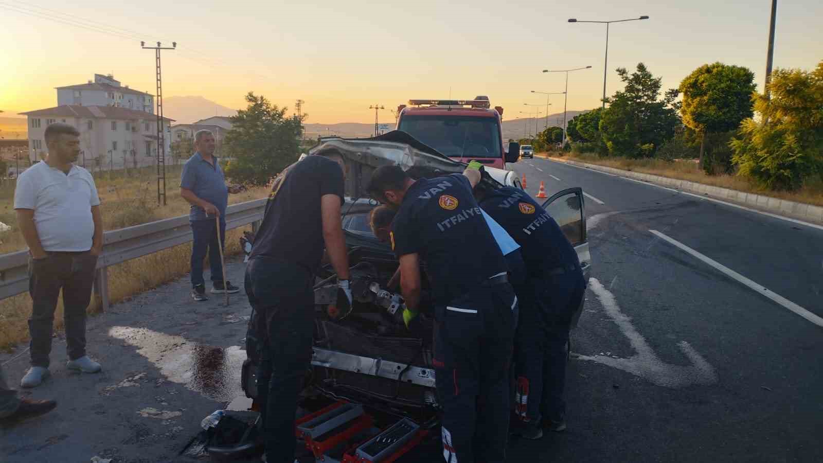 Van’da trafik kazası: 1 yaralı