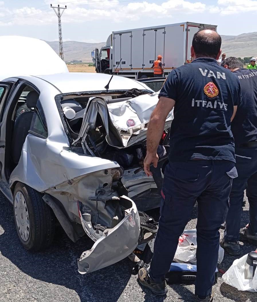 Van’da trafik kazası: 1 yaralı