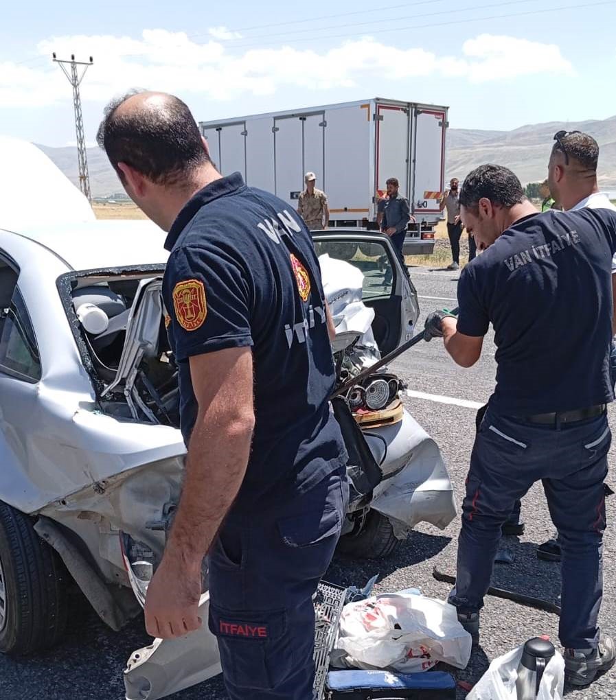 Van’da trafik kazası: 1 yaralı