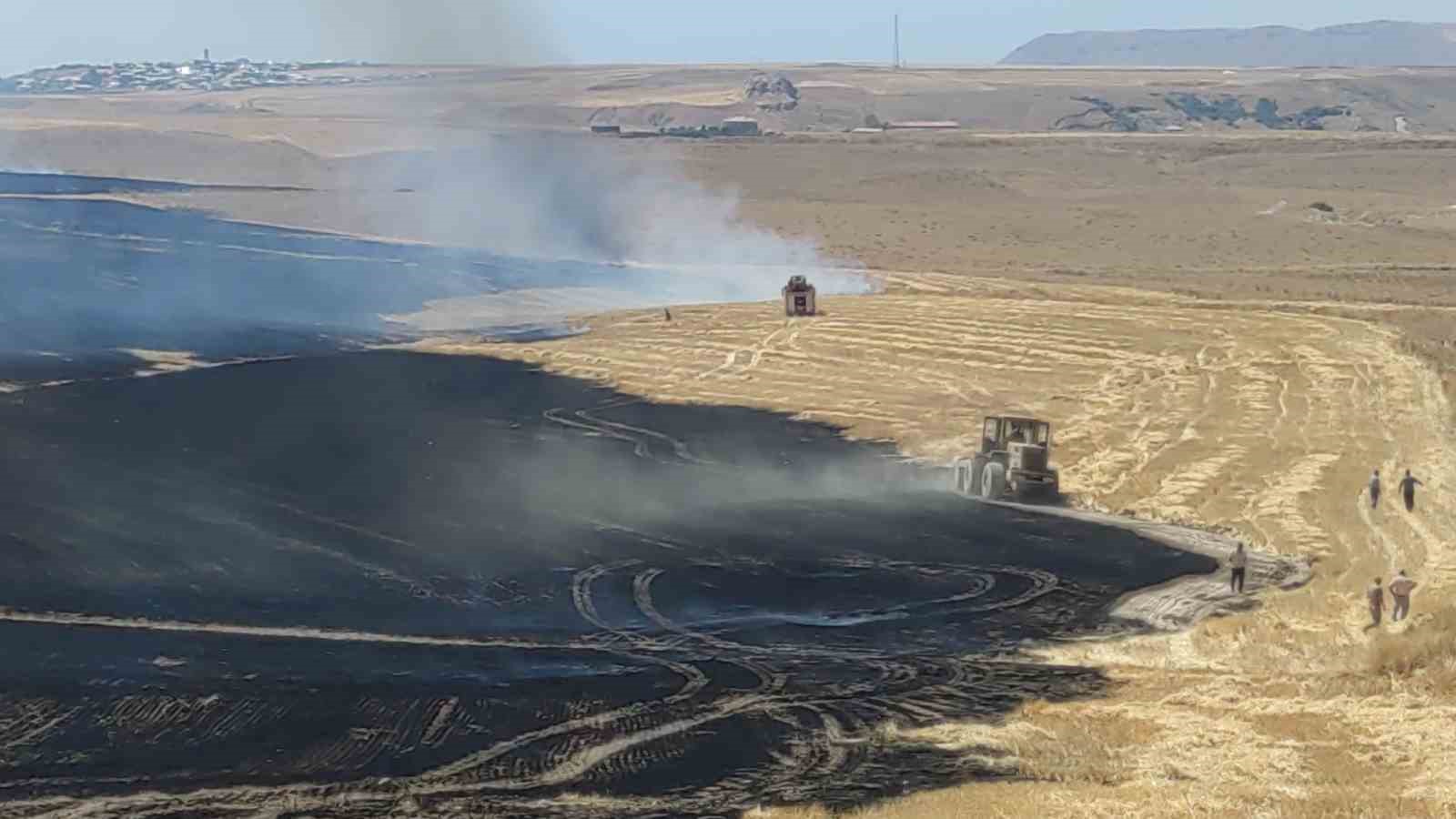 Van’da anız yangını korkuttu