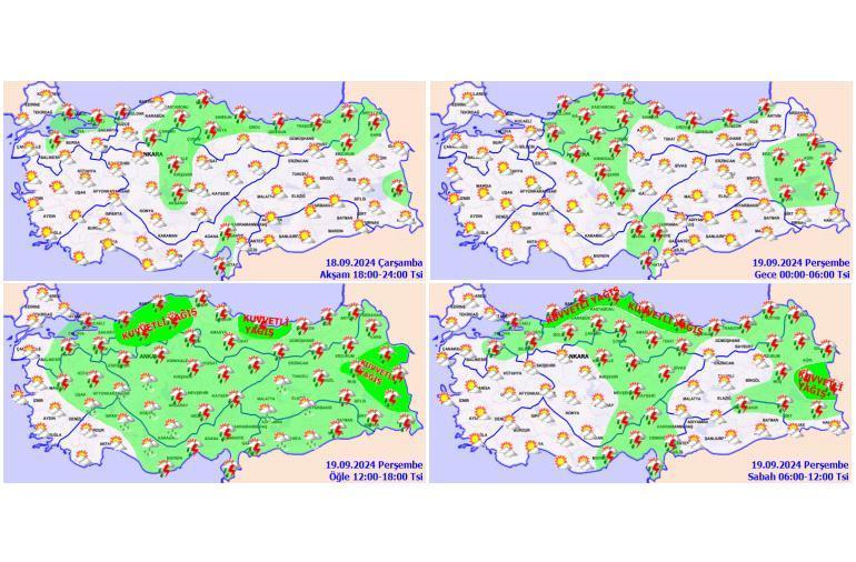 Meteoroloji özellikle perşembe gününe dikkat çekti! Bu bölgelerde oturanlar dikkat