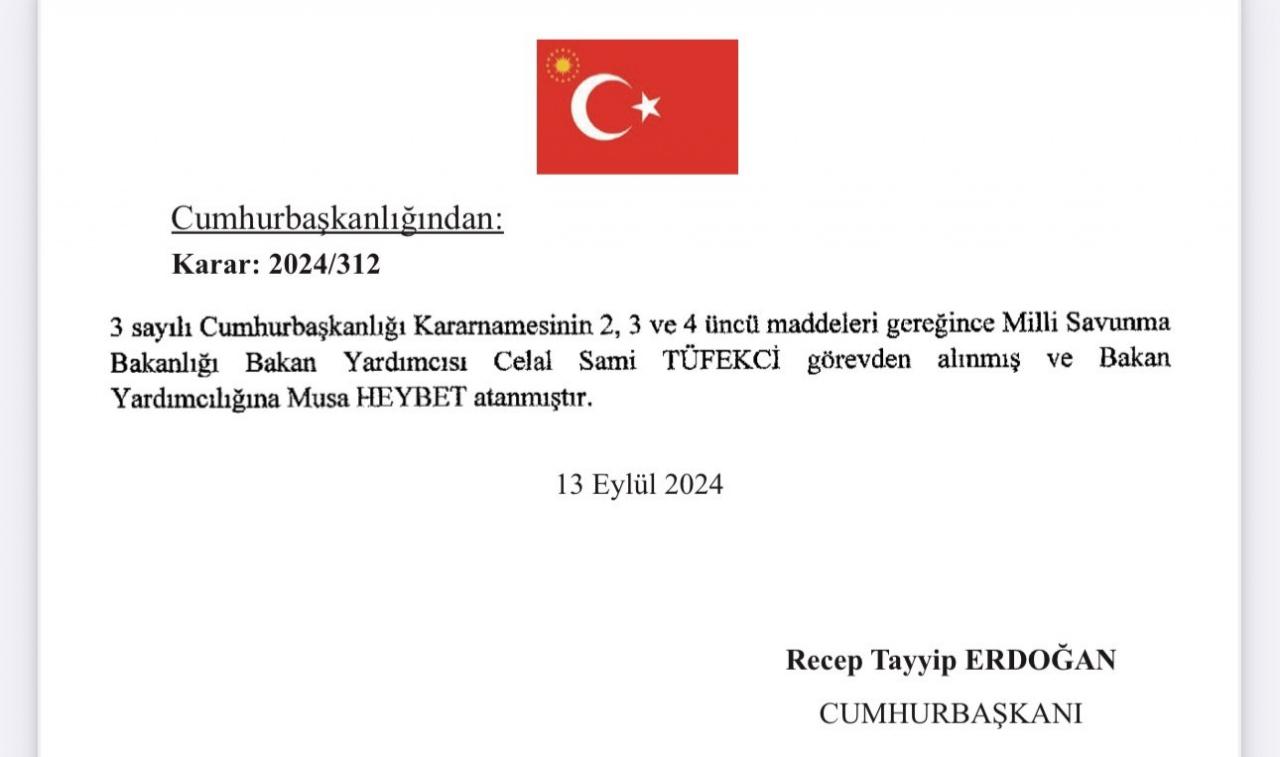 Başkan Erdoğan imzaladı: Kritik atamalar Resmi Gazete'de!