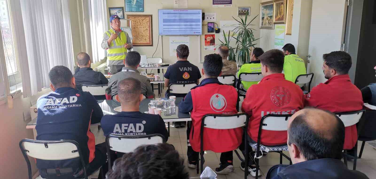 Van’da LPG yangınlarına müdahale tatbikatı yapıldı