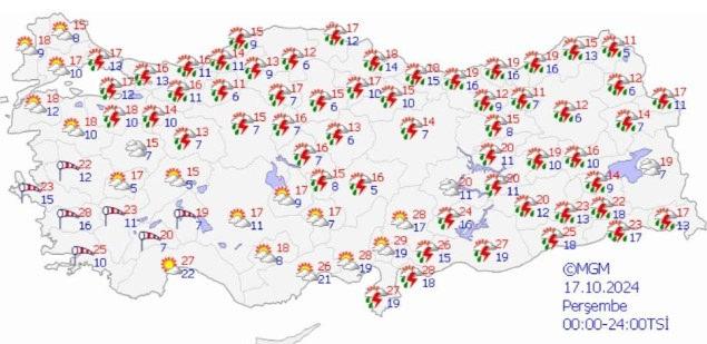 Ve başlıyor! Meteoroloji'den uyarı geldi...Kuvvetli olacak