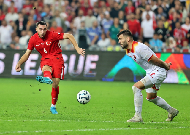 A Milli Futbol Takımımız, Karadağ'ı 1-0 mağlup etti