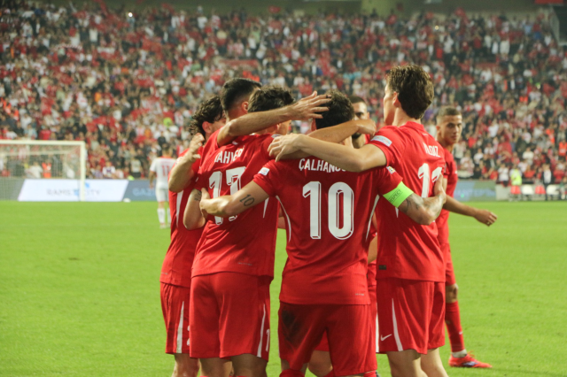 A Milli Futbol Takımımız, Karadağ'ı 1-0 mağlup etti