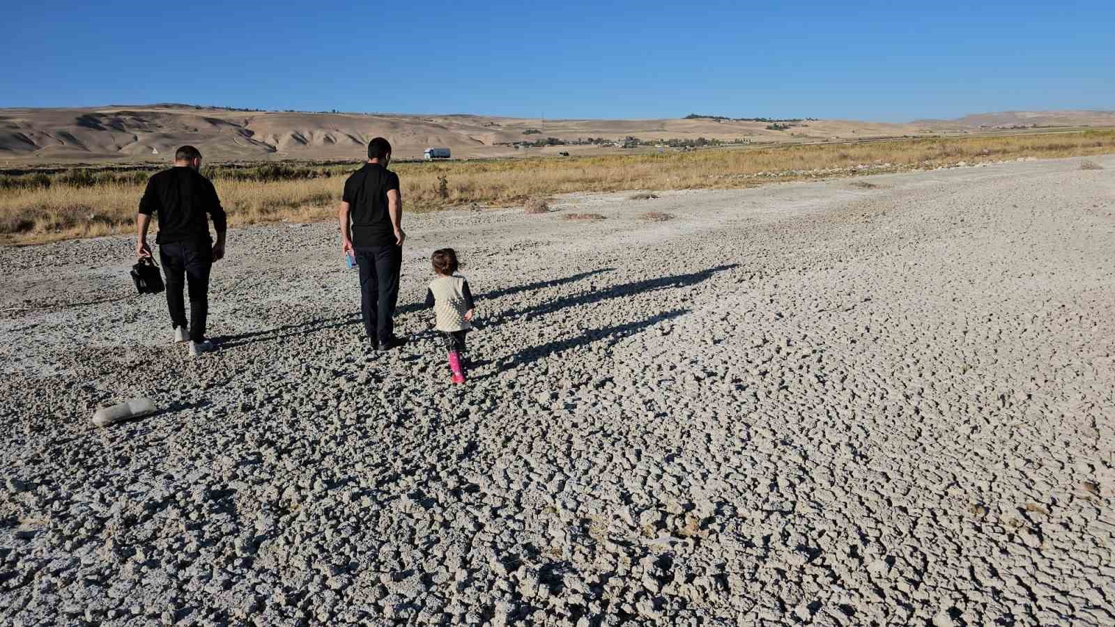 Van Gölü sahilinde korkutan tablo