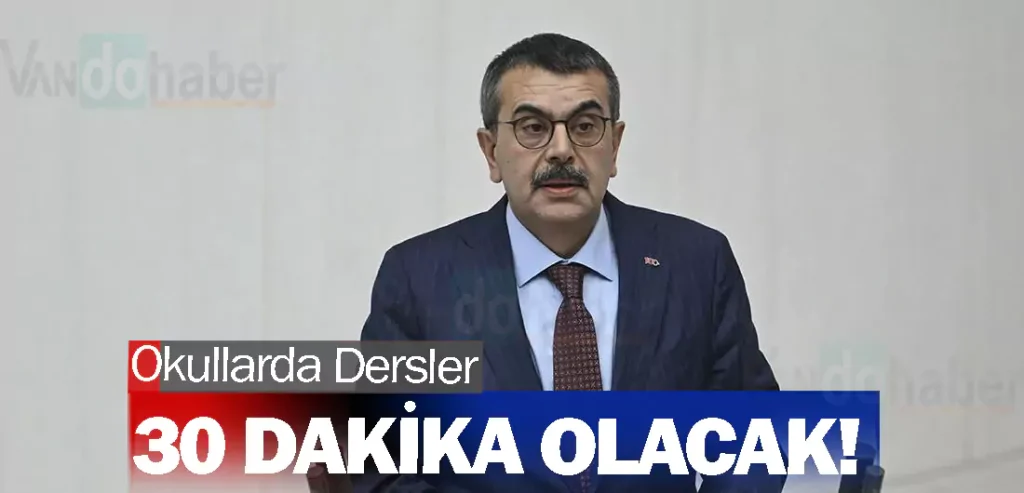 Okullarda Dersler 30 Dakika Olacak! Tarih Verildi