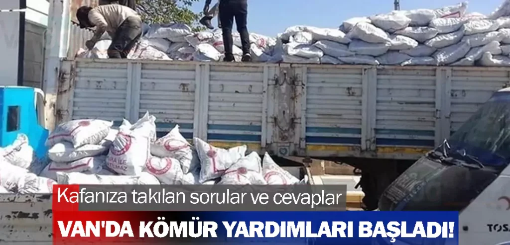 Van'da Kömür Yardımları Başladı!