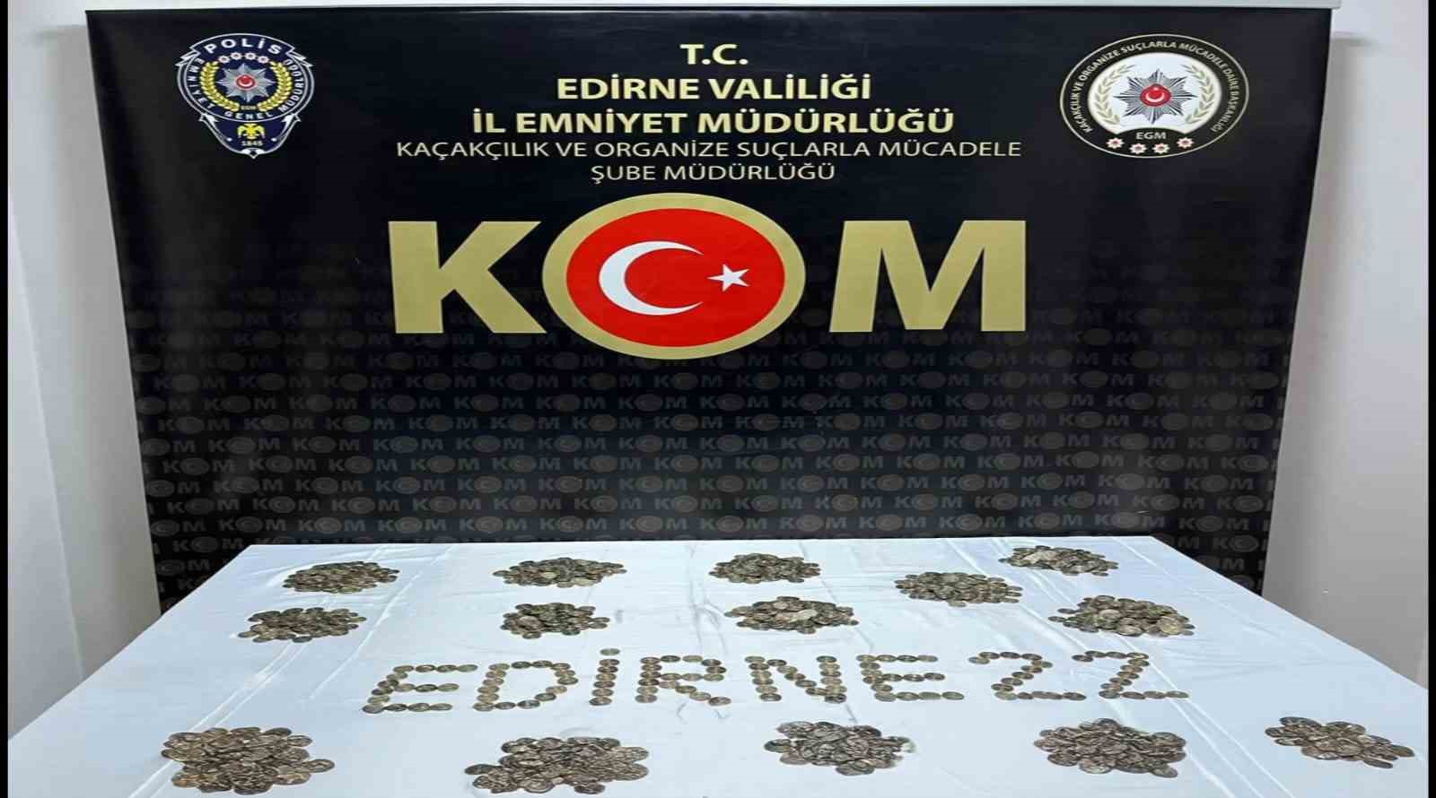 Edirne polisi sahte madeni Euro basan şebekeyi çökertti