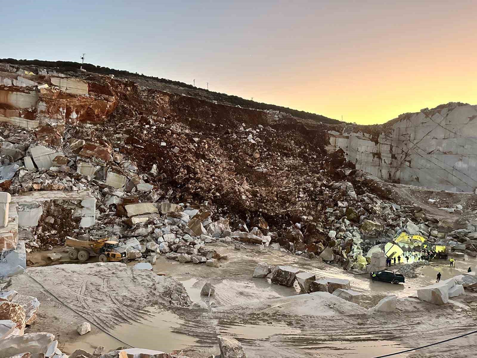 Marmara Adası’nda mermer ocağında göçük: 1 ölü