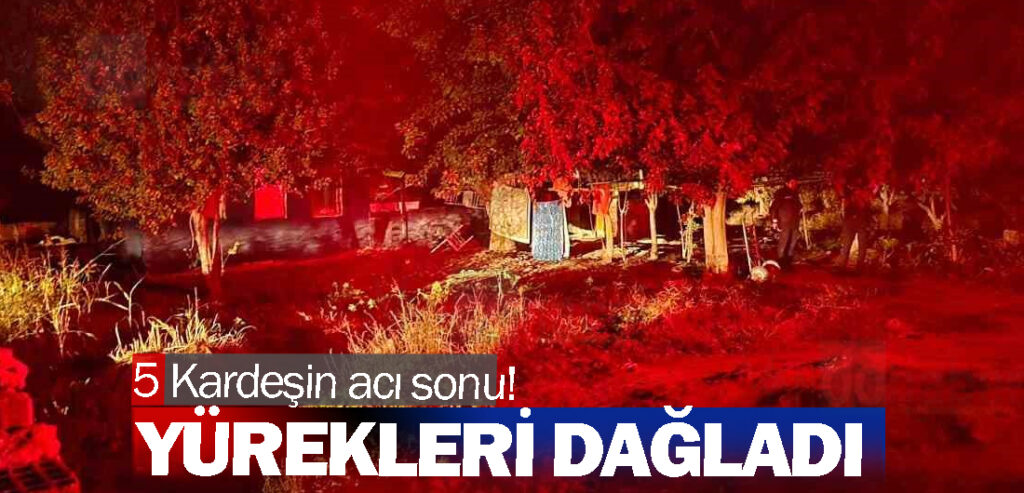 5 Kardeşin acı sonu! Yürekleri dağladı