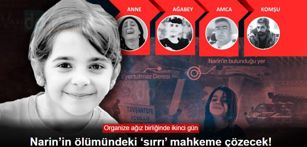 Narin'in Ölümündeki Sır Mahkeme Çözecek