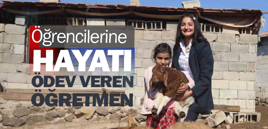 Öğrencilerine hayatı ödev veren Melahat öğretmen