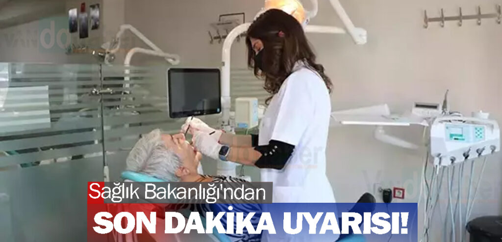 Sağlık Bakanlığı'ndan son dakika uyarısı!