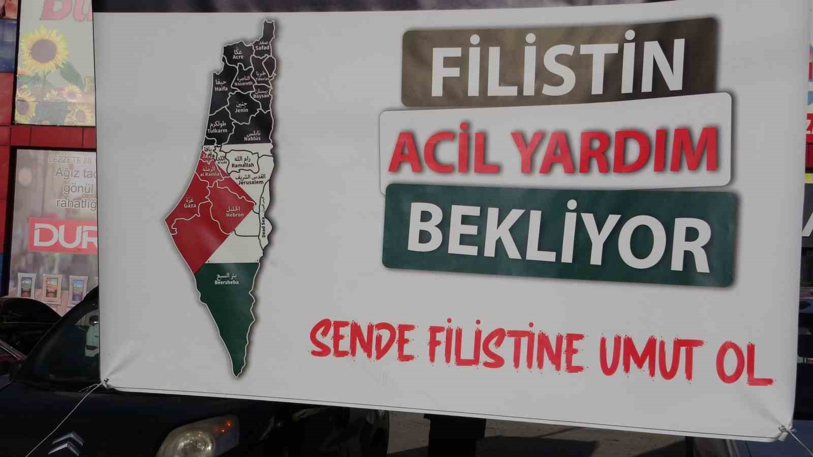 Van’daki market iki aylık kârını Filistin’e bağışlıyor