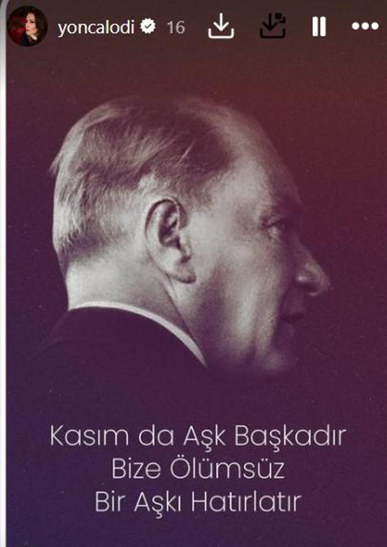 Mustafa Kemal Atatürk'ü andılar! Ünlü isimlerden 10 Kasım paylaşımları