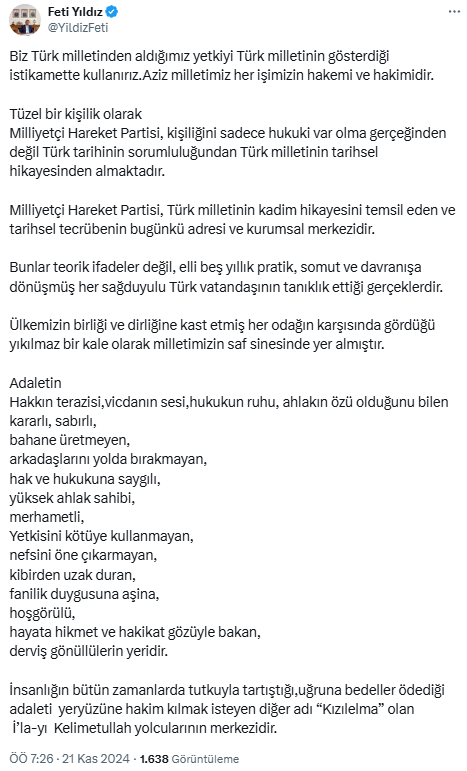 3 vekilin istifasının ardından MHP'li Feti Yıldız'dan dikkat çeken açıklama