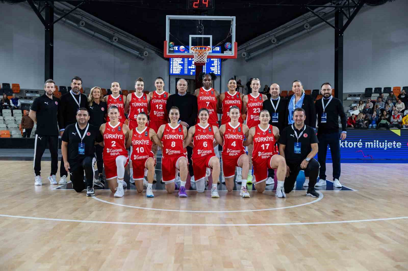 A Milli Kadın Basketbol Takımı, EuroBasket 2025’i garantiledi