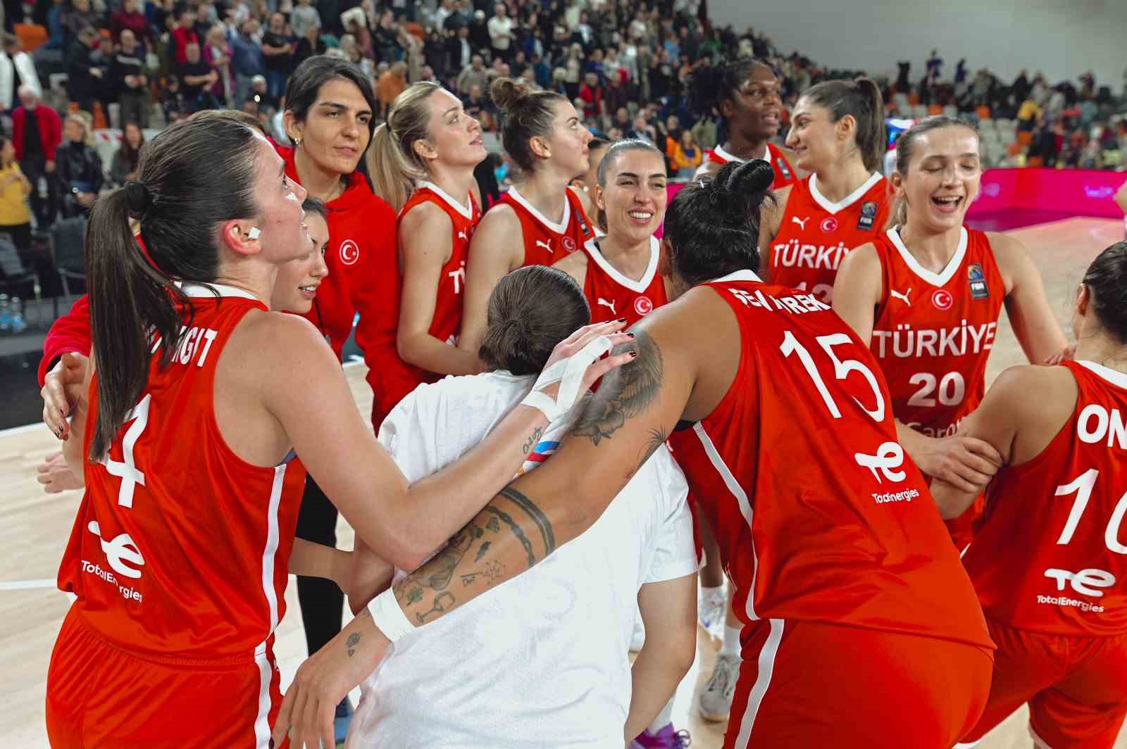 A Milli Kadın Basketbol Takımı, EuroBasket 2025’i garantiledi