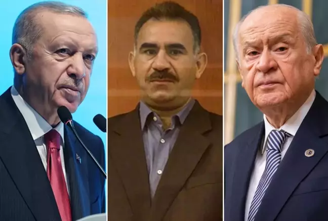 Teröristbaşı Öcalan'ın 7 maddelik mesajından Erdoğan ve Bahçeli'ye destek çıktı